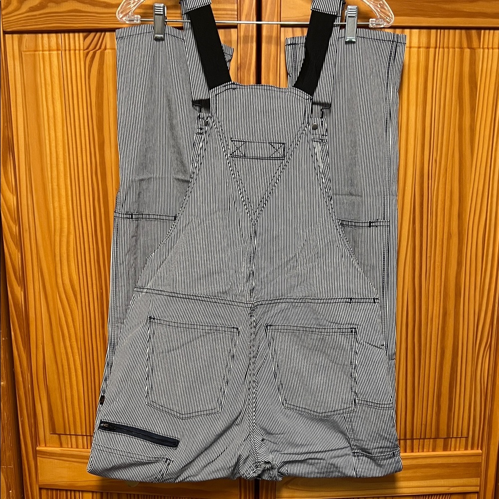 Dovetail Women's Black Striped Jumpsuit - Picture 3 of 5